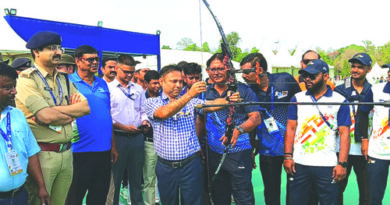 भागलपुर में खेलो इंडिया यूथ गेम्स का ऐतिहासिक आगाज़ तीरंदाजी स्पर्धा से हुई