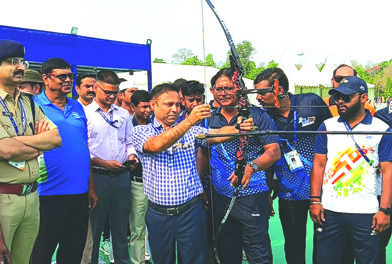 भागलपुर में खेलो इंडिया यूथ गेम्स का ऐतिहासिक आगाज़ तीरंदाजी स्पर्धा से हुई