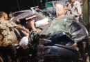 तेज रफ्तार कार की पेड़ से टक्कर के बाद उड़े परखच्चे, तीन की मौत, एक गंभीर