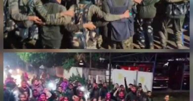 नारायणपुर में डीआरजी जवानों की गई आरती, रंग-गुलाल लगाया, पुष्पवर्षा कर किया भव्य स्वागत