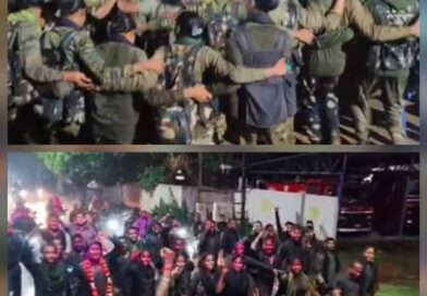 नारायणपुर में डीआरजी जवानों की गई आरती, रंग-गुलाल लगाया, पुष्पवर्षा कर किया भव्य स्वागत