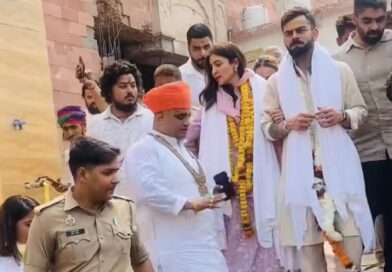 विराट कोहली पत्नी अनुष्का संग पहुंचे अयोध्या,रामलला के किए दर्शन, हनुमानगढ़ी में टेका माथा