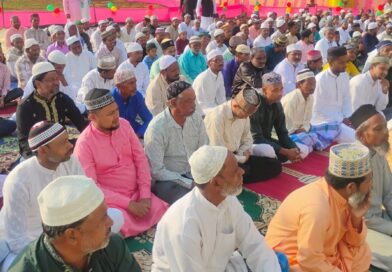 बकरीद पर्व धूमधाम से मनाया गया।