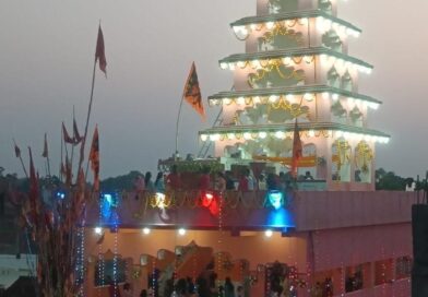 नवनिर्मित हनुमान मंदिर करना में मूर्ति स्थापना के साथ किया गया प्राण प्रतिष्ठा