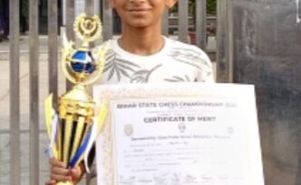 बिहार राज्य शतरंज चैंपियनशिप का विजेता बना नवादा का अंजिष्णु राज