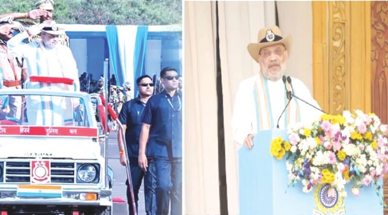 सीआरपीएफ के स्थापना समारोह में शामिल हुए केंद्रीय गृह मंत्री अमित शाह