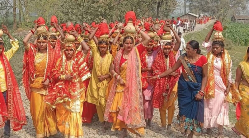 सोनवर्षा में 251 कलशों के साथ गूंजा राधे-राधे