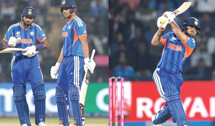 टी2० विश्वकप 2०26 : भारत की नामीबिया पर 93 रन से ऐतिहासिक जीत, वरुण-ईशान-हार्दिक रहे हीरो