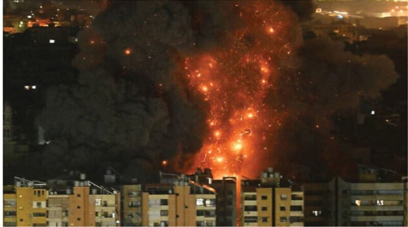 आईडीएफ का बेरूत में हिजबुल्लाह के गढ़ पर हमला,ईरान ने रातभर इजराइल पर मिसाइलें दागीं