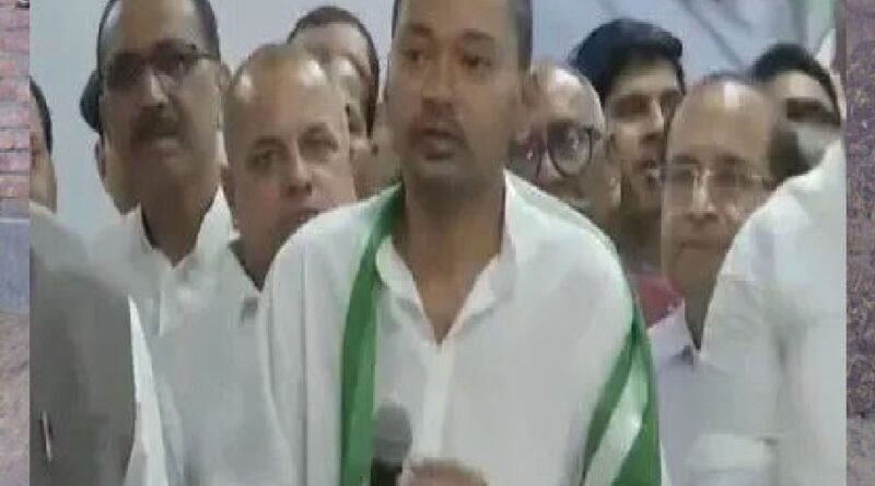 संजय झा ने नीतीश कुमार के बेटे निशांत कुमार को दिलाई जेडीयू पार्टी की सदस्यता