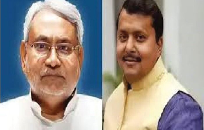 नीतीश कुमार और नितिन नवीन ने राज्यसभा के लिए नामांकन किया दाखिल