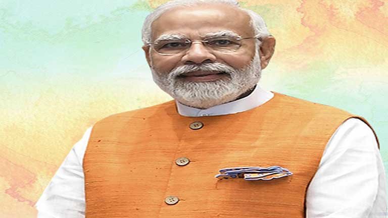 हाथ जोड़कर देशवासियों का अभिवादन करते प्रधानमंत्री मोदी, जो राष्ट्र निर्माण और विकसित भारत के लिए एकता और सामूहिक संकल्प का संदेश दे रहे हैं।