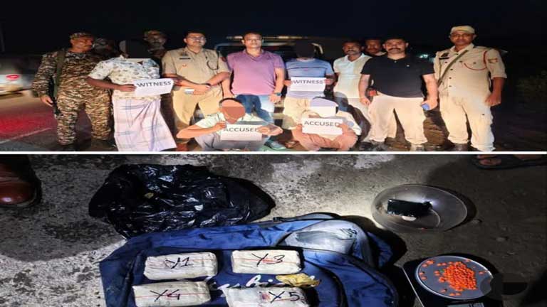 असम पुलिस द्वारा जब्त की गई भारी मात्रा में याबा गोलियां और नशीली दवाएं जिनकी कीमत करीब एक करोड़ रुपये है, राज्य में ड्रग्स तस्करी के खिलाफ बड़ी कार्रवाई।