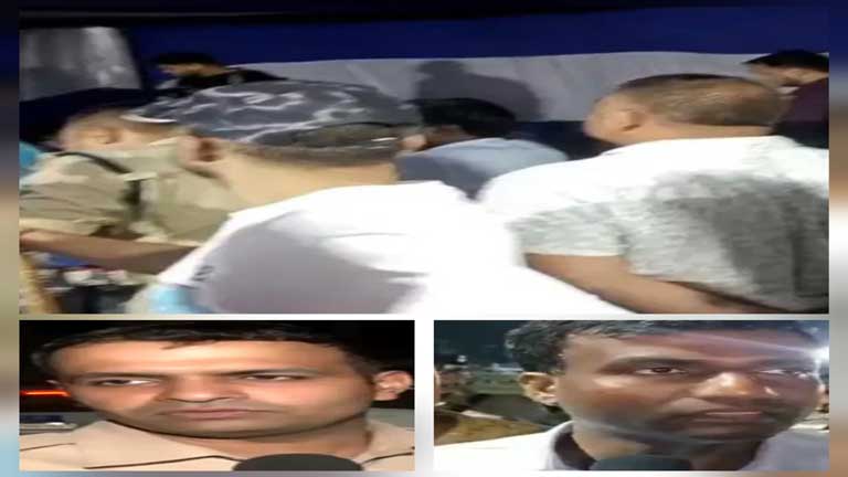 रांची के जयपाल सिंह मुंडा स्टेडियम में जेपीएससी और जेएसएससी आंदोलन के दौरान देर रात पहुंचे प्रशासनिक अधिकारी और प्रदर्शनकारी छात्र