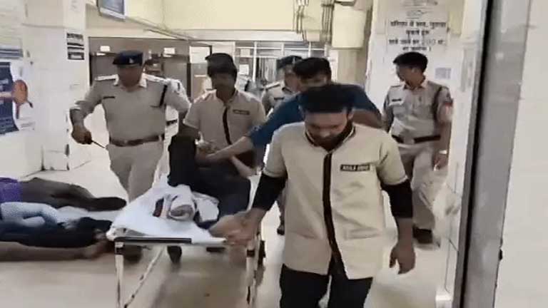 सागर के बंडा जहरीली शराब कांड का मुख्य आरोपी शिवांजय राजपूत पुलिस मुठभेड़ के बाद घायल अवस्था में गिरफ्तार